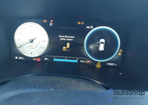 2021 Hyundai Santa Fe Calligraphy z USA, uszkodzony, nr VIN 5NMS5DAL3MH360167